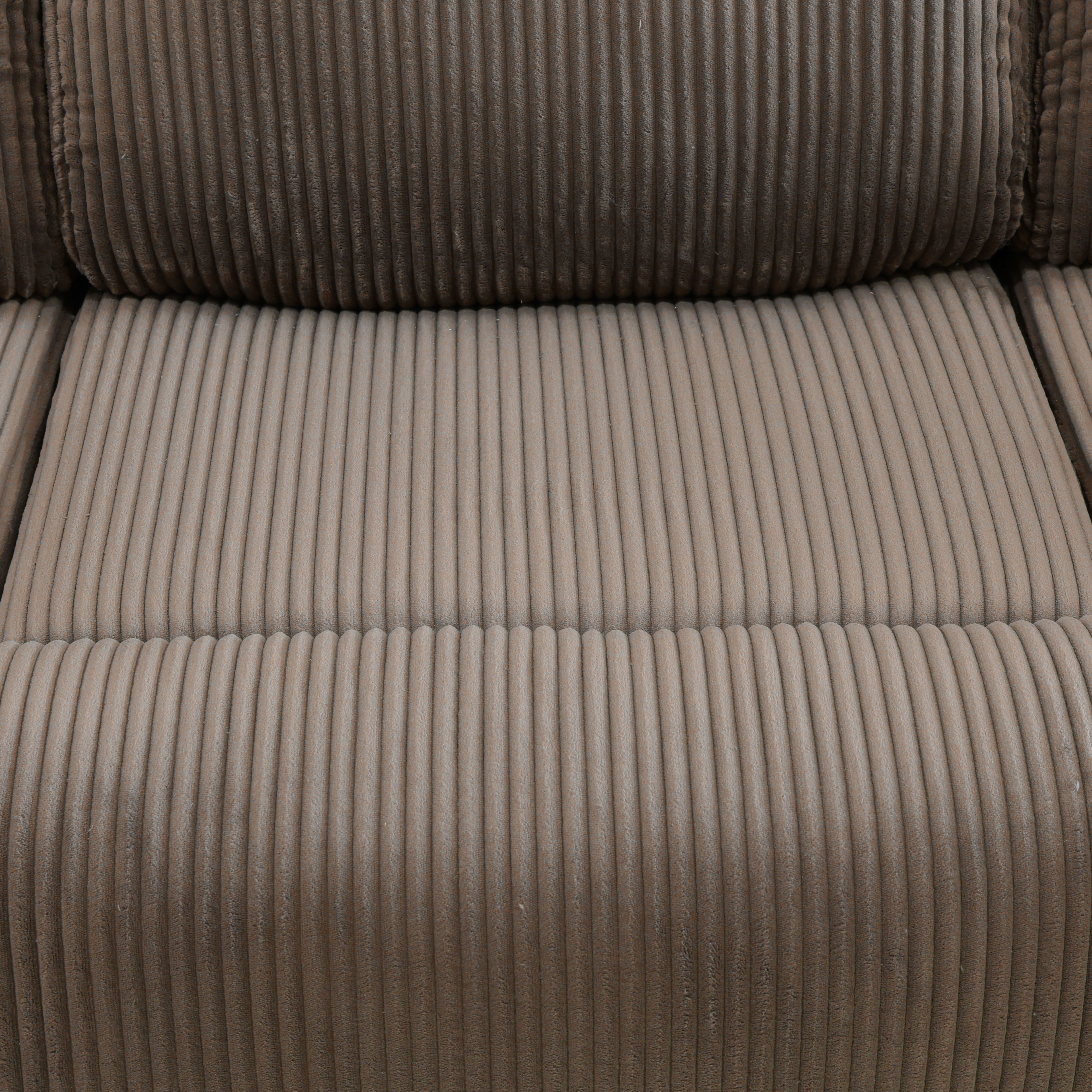 MAYEERTY 3-Seater Recliner Sofa, Thick Stuffed Fabric with Flipping Cup Holder for Family Living Rooms