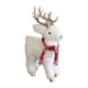 thumbnail image 5 of Reno de peluche, alce navideño, decoración, encantador regalo decorativo de Navidad. Bufanda roja, 5 of 8