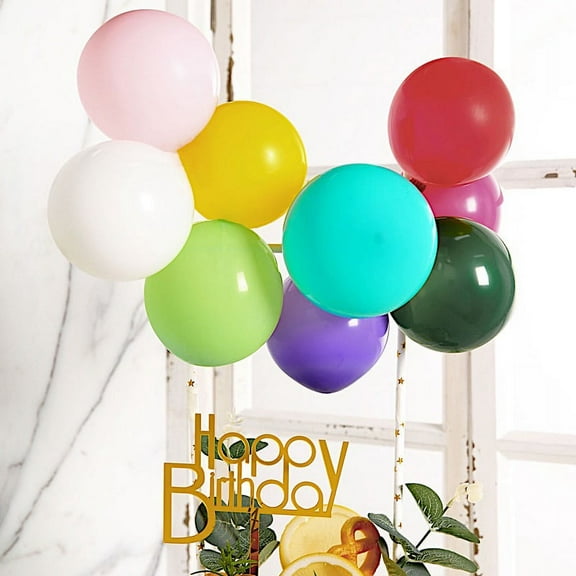BalsaCircle Assorted Mini Balloons Garland Cake Topper Decorationset Wedding Party Baby Shower Accessories