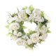 thumbnail image 1 of Corona artificial de flores de peonía para bodas, puertas, paredes, ventanas y fotografías. peonía yo, 1 of 6