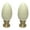Polished Brass - Pack of 2, variant on Royal Designs, Inc. Ceramic Egg Shaped Lamp Finial for Lamp Shade, F-5050BG-2, Polished Brass, Pack of 2