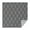 Geometric Heart and, variant on Gray Floral and Petal Pattern Square Tablecloth,Waterproof Square Table Cover,Wipeable Spillproof Washable Table Cover for Home Kitchen Party Decor 60"x60"(152x152cm)