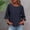 Womens Tops Plus Size Spring-Navy, variant on Homenesgenics Womens Tops Plus Size Spring Spring Solid Color Three-Quarter Sleeve Crew Neck Top/Shirt Blue S