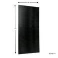 thumbnail image 3 of Triton Products 24inch x 48inch Black Tempered Wood Pegboards 4 Pack, 3 of 3