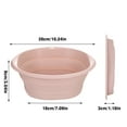 thumbnail image 2 of BNNG Collapsible Wash Basin , Foldable Small Medium Size Wash Basin, Portable Basins for Laundry, Bottles, Travel, Camping, 2 of 8