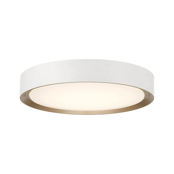 Access Lighting 3CCT LED Flush Mount in Matte White Color