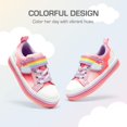 thumbnail image 2 of Zapatillas DREAM PAIRS para Niñas Pequeñas Talla 9 con Arcoíris, 2 of 6