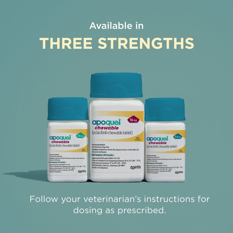 Apoquel oclacitinib chewable tablet for Dogs 5.4 mg