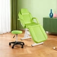 thumbnail image 4 of Lash Extension Table,Tattoo Facial Chairs with Stool,Eyelash Tech Chair,Massage Bed,Spa Salon for client，silla de tatuaje，Adjustable Professional Beauty Salon Equipment 73 Inch，Green, 4 of 10