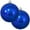 Azure Blue, variant on Christmas By Krebs 6" (150mm) Shiny Azure Blue [2 Pieces] Extra Large Solid Oversized Huge Big Outdoor Plastic, UV Ball Ornament Hanging Tree Decorations
