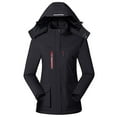 thumbnail image 3 of Heated Coat Women Men Outdoor Plush Heat Jacket with Hood USB Charging Heating Warm Mountaineering Clothes Heated Jackets for Women Outdoor Motorcycle Camp Ski, 3 of 7
