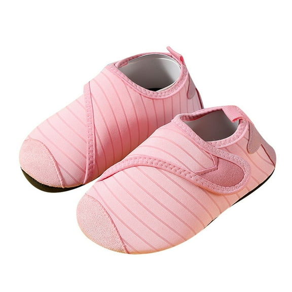 Children's Shoes - Girls Sneakers for Toddlers Soft Sole Non Quick Drying Beach Shoes with Prints Easy Closure for Everyday Wear
