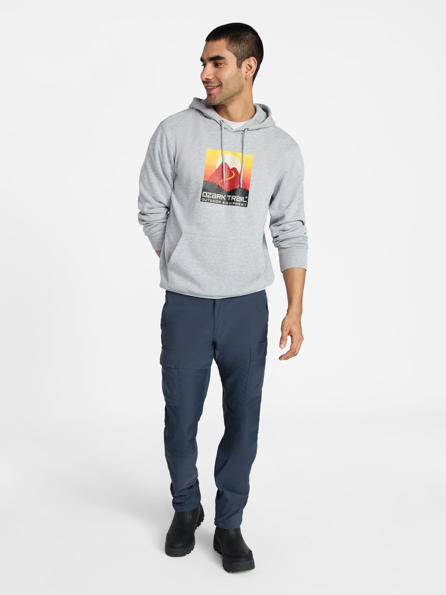 Ozark Trail Men's and Big Men's Graphic Hoodie, Sizes S-3XL
