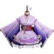 thumbnail image 2 of Raiden Shogun Cosplay Lolita Costume Wigs Anime Game Genshin Impact Roleplay Fantasia Halloween Carnival Party Clothes Disguise, 2 of 4