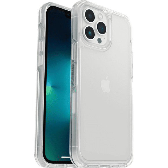 Refurbished OtterBox Symmetry Series Clear Antimicrobial Case for iPhone 13 Pro Max - Slim Design