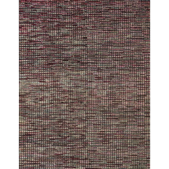 Ahgly Company Machine Washable Indoor Rectangle Abstract Rosy Pink Area Rugs, 6' x 9'