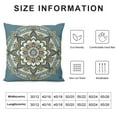 thumbnail image 5 of PHYHOO Short Plush Pillow Covers Boho Mandala Floral Square Pillow Case for Bedroom, Sofa, Car Decoration Both Sides, 5 of 5