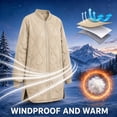 thumbnail image 6 of Women's Quilted Jacket Lightweight Zipper Fall Winter Coats Thermal Padded Puffer Jacket Loose Casual Outerwear with Pockets, 6 of 9