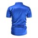 thumbnail image 4 of Blusa y camisa de manga corta con cuello vuelto para hombre, camisa brillante de manga corta con cuello vuelto, blusa de manga corta con cuello vuelto, abrigo de poliéster para hombre, 4 of 8