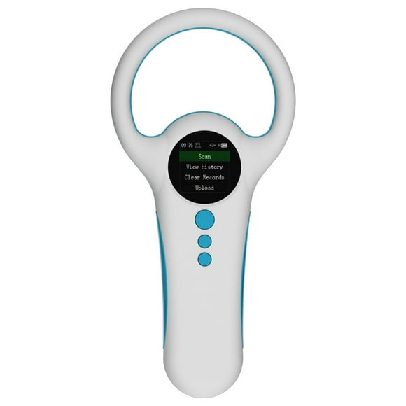 Graflsoa W91B Portable Pet Chip Scanner with 1.44" TFT LCD Display, Supports EMID/FDX-B ISO11784/85, 500 Tag Storage, Type-C, Built-in 800mAh Battery (White)