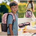 thumbnail image 5 of HUIACONG Cherry Blossom Panda Backpack for Boys Girls, Cute Panda Print School Bag 4PCS Pack with Lunch Box, Pencil Case and Water Bottle Sleeve for Elementary Kids, 5 of 7