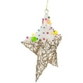 thumbnail image 4 of Northlight Lighted Candy Covered Star Christmas Decoration - 17", 4 of 7