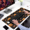 thumbnail image 2 of Long Mouse Pads for Desk,Happy Halloween Pumpkin Pattern Desk Mats on Top Of Desks, Desk Mouse Pad Extra Large with 3mm Non-Slip Base and Stitched Edge for Gaming,Office,Work,Home 31.5x15.7in, 2 of 5