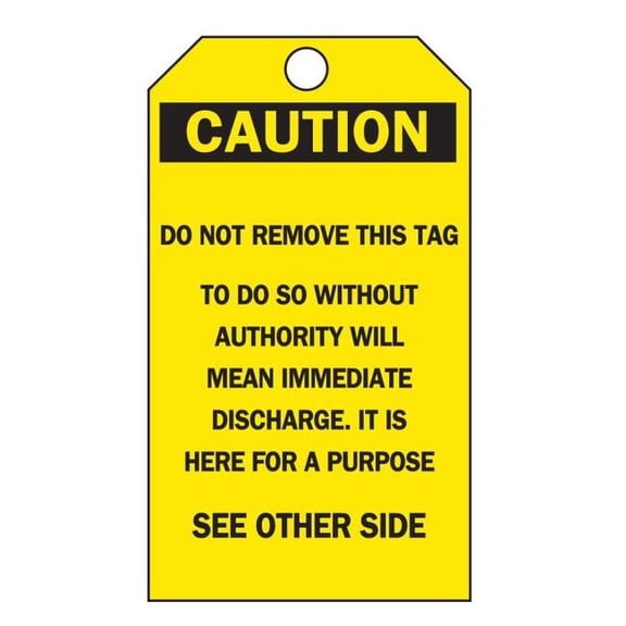 Brady Tag,5 3/4 in H,3 in W,Polyester,PK25 65348