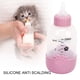 thumbnail image 3 of Biberón de 100 ml, Biberón para Mascotas, Biberón de Leche Portátil Con 3 Plas de Mini Tetina de Repuesto para para Todas Las Rasas de Cachorros Recién Nacidos, Conejos, 3 of 7