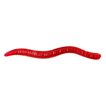 BE-TOOL 200PCS Soft Earthworm Lures Soft Fishing Lures Worm Fishing Bait for Saltwater Freshwater Light Red