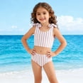 thumbnail image 2 of BOBOGOJP Baby Swimsuit Girl Toddler Bathing Suit Girl Summer Beach Bikini Tankini 2-Piece Swimwear 3-24 Months 2t-5t Pink for Size 3-4 Years, 2 of 6