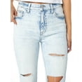 thumbnail image 4 of Celebrity Pink Junior Women's High Rise Slim Straight Jeans 27" in Acid Wash, 4 of 4