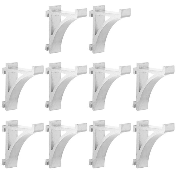10 piezas de clips para estantes de congelador, ganchos de soporte para refrigerador, soporte para estante de enfriador
