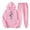 Pink, variant on JURANMO Sweatsuits for Women Set, 2 Piece Outfits Matching Sets 2024 Fall Dandelion Print Hooded Sweatshirts and Sweatpants Tracksuits Joggers Sweat Sets Beige S