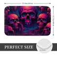 thumbnail image 2 of Kdxio Purple-Red Skull,16" x 24", Non-Slip Front Door Mats,Outdoor Welcome Mat Washable, 2 of 9