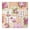 Pioneer Flower Floral-1, variant on Pioneer Flower Floral Print Pattern Square Fitted Tablecloth with Elastic Edge,Square Table Cover,Washable Elastic Table Cover for Home Kitchen Party Decor 34"x34"