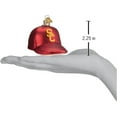 thumbnail image 3 of Old World Christmas Blown Glass Ornament for Christmas Tree, USC Baseball Cap, 3 of 3