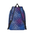 thumbnail image 2 of Naloa Ireworks In The Night Sky Canvas Backpack for Men Women Rucksack Casual Travel Daypack College Tote Satchel Bookbag for Teens-Medium, 2 of 7