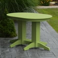 thumbnail image 1 of A &amp; L Furniture Poly 48 x 33 in. Oval Outdoor Dining Table, 1 of 11