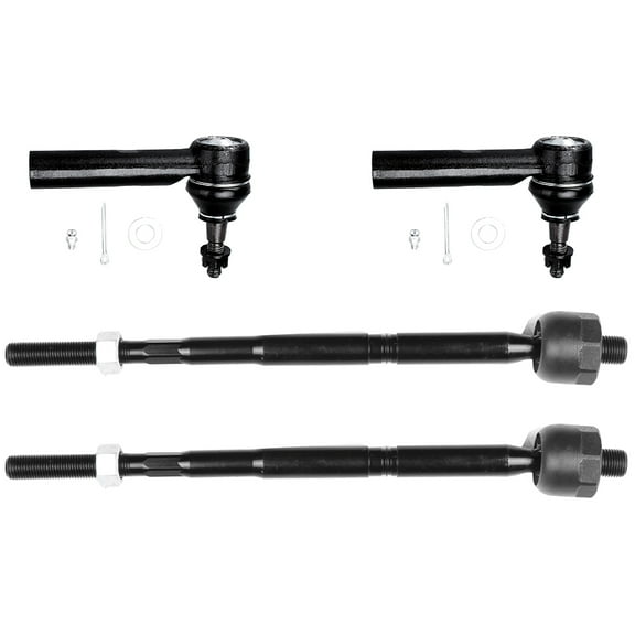 ECCPP Front Tie Rod End Inner And Outer Fit 2011 for Chevrolet Equinox for Gmc Terrain 4pcs EV800648 ES800640