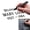 Black, variant on Golden Tombstone Marker Pen for Restoring Faded Grave Inscriptions, Waterproof Stone Touch-up Pen, Versatile Outdoor Labeling Pen