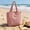 Pink, variant on Luckky Women's Americana North/South Tote Bag,Red Engineer Stripe,Personalized Casual Shoulder Bag for Shopping Travel Daily Walk
