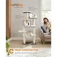 Cat Tree, 54.3Inch Modern Cat Tower for Indoor Cats, MultiLevel Cat