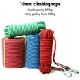 thumbnail image 4 of 10mm Climbing Rope for Adults with Double Hook Durable, 4 of 8