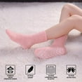 thumbnail image 6 of Mucky Cat Fuzzy Fluffy Soft Fleece Socks for Womens, 6 Pairs Non Slip with Grips - Anti Skid Warm Winter Cozy Hospital Slipper Socks, 6 of 6