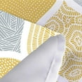 thumbnail image 6 of Bohemia Shower Curtain for Bathroom, Yellow and Grey Bohemian Chic Paisley Fabric Shower Curtains Set, Modern Geometric Pattern Restroom Decor Accessories with Hooks 72X72Inches, 6 of 6