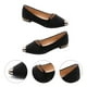 thumbnail image 2 of GOOHOCHY 1 par de bombas antideslizantes para mujer con perlas y punta puntiaguda, zapatos planos planos de moda, 2 of 7