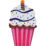 YA OTTA PINATA - Cupcake Giant Pinata - White/Pink