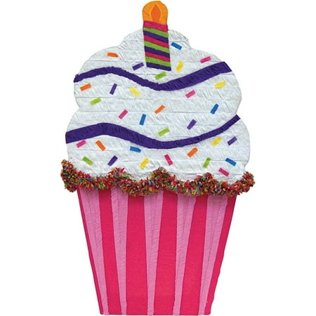 YA OTTA PINATA - Cupcake Giant Pinata - White/Pink