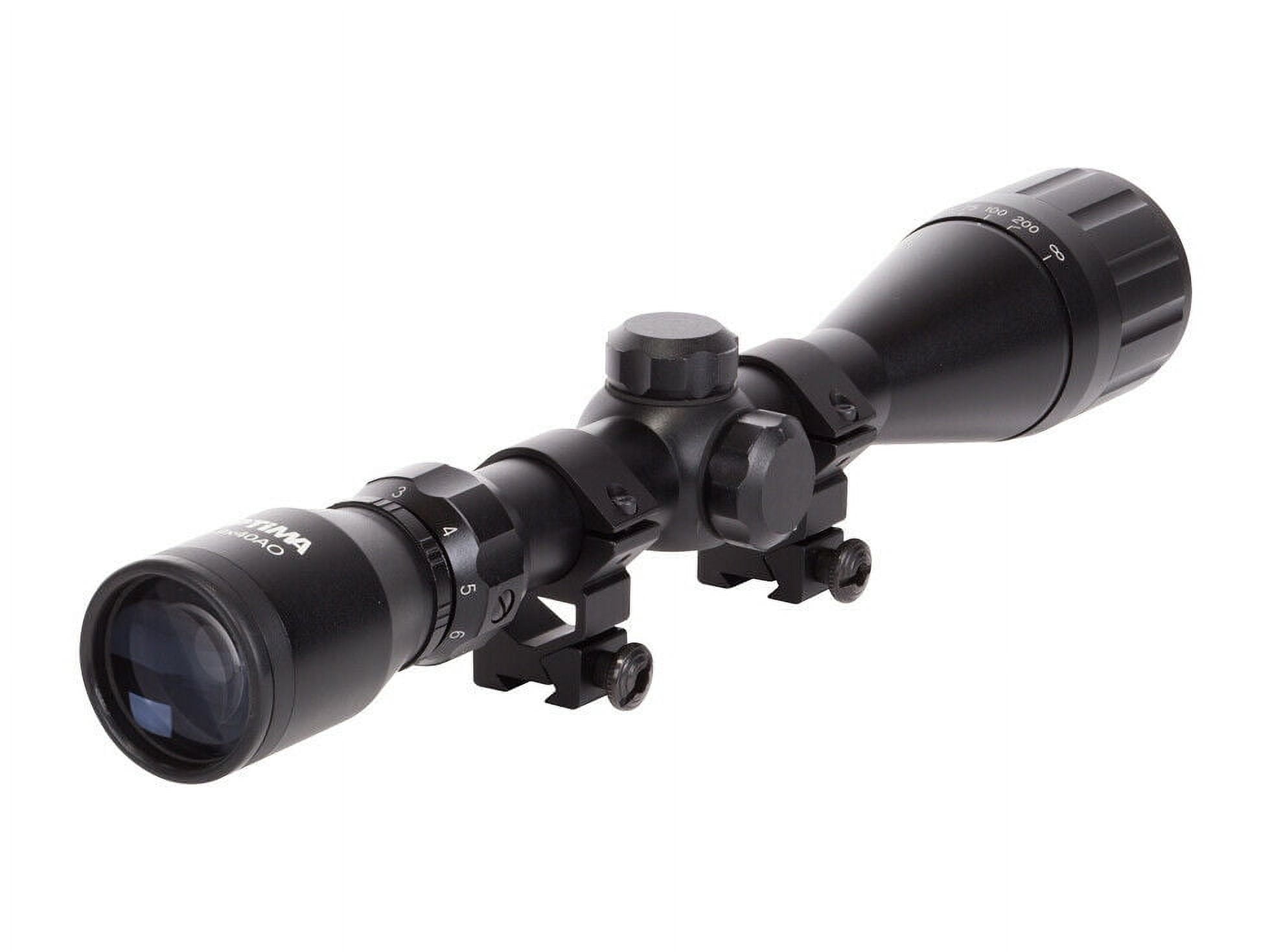 Hatsan Optima 3-9X40AO Scope with Rings and Free Hat Camo Digital and Cleaning Pen Bundle